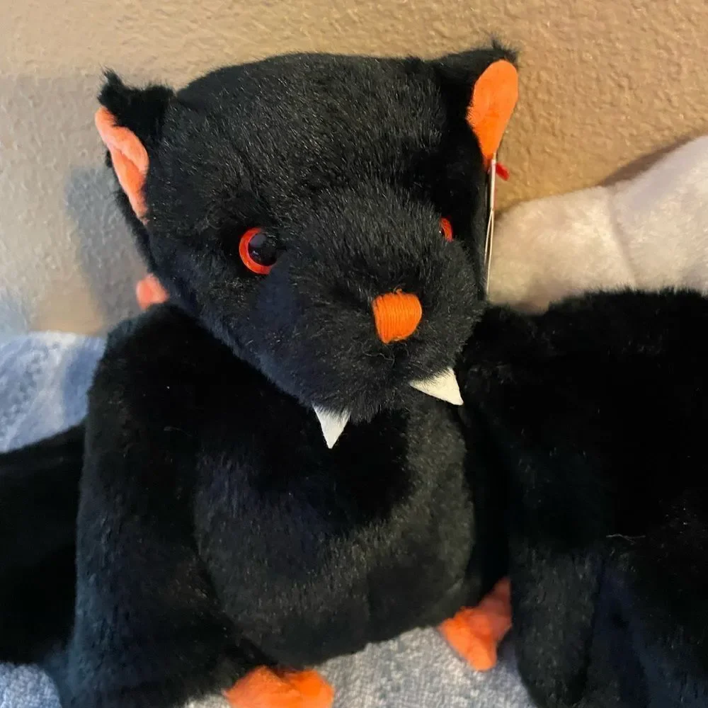 TY Vintage BIG Bat and Turkey Plush Set